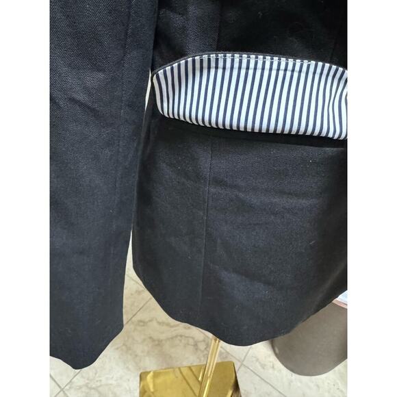 1901 Nordstrom NWT  Black 2 Button Blazer Jacket Size 8 Lined Suit Office - Picture 5 of 11